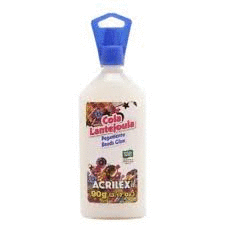 PEGAMENTO LENTEJUELAS ACRILEX 90 GR.