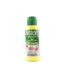 PINTURA ACRILICA 60 ML.- ACRILEX AMARILLO LIMÓN 504