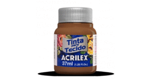 PINTURA TEXTIL ACRILEX MARRÓN CAFÉ 35 ML. 953