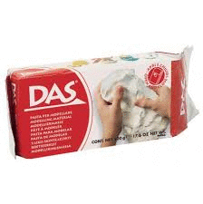 PASTA DE MODELAR DAS BLANCA 500 GR.