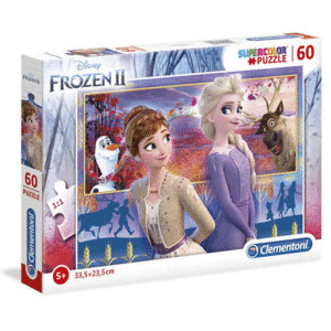 PUZZLE 60 PIEZAS FROZEN II MEDIDAS:33,5*23,5 CM.