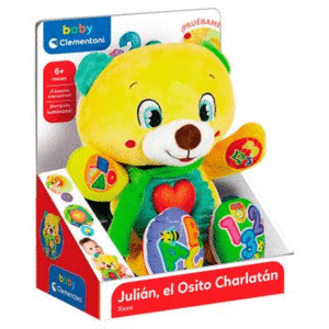 PELUCHE JULIAN ABRAZA Y APRENDE EDAD: + DE 6 MESES