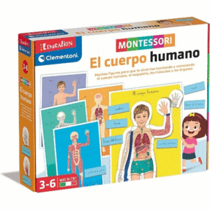 JUEGO MONTESORI EL CUERPO HUMANO EDAD: 3-6 AÑOS