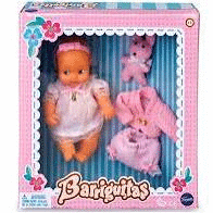 BARRIGUITAS SET DE BEBÉ CON ROPA ROSA EDAD: + DE 3 AÑOS