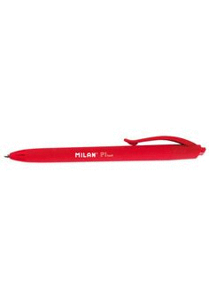BOLÍGRAFO MILAN P1 TOUH ROJO RETRÁCTIL