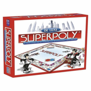 JUEGO SUPERPOLIY  JUGADORES: + DE 2 EDAD. + DE 8 AÑOS