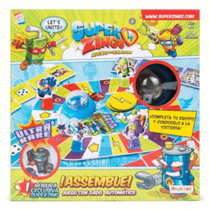 JUEGO SUPERZINGS ESSEMBLE EDAD: + DE 4 AÑOS JUGADORES 2-4