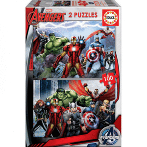 PUZZLE 2 * 100 PIEZAS AVENGERS