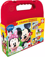 PUZZLE 4 PROGRESIVOS DE 12,16,20 Y 25 PIEZAS DSINEY 