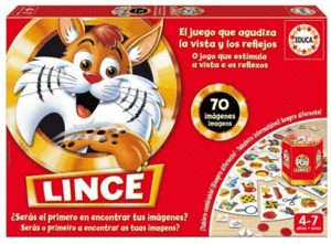 JUEGO DE MESA EL LINCE 70 IMAGENES EDAD: 4-7 AÑOS