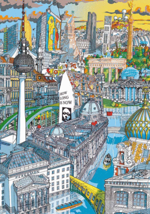 PUZZLE 200 PIEZAS BERLIN - MEDIDAS: 28*40