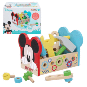 CAJA DE HERRAMIENTAS DE MAERA MICKEY 24 PIEZAS EDAD: + DE 3 AÑOS