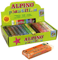 PLASTILINA FLUOR ALPINO 50 GR. 
