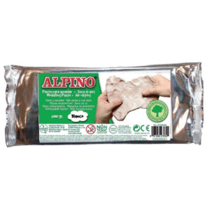 PASTA DE MODELAR BLANCA ALPINO  500 GR.