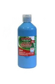 TEMPERA ALPINO 500 ML. CYAN