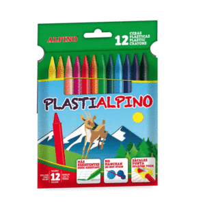 CERA DURA PLASTIALPINO 12 COLORES