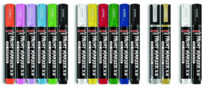 ROTULADOR PAINT MARKER NEGRO MULTISUPERFICIE PUNTA 2,5 MM.