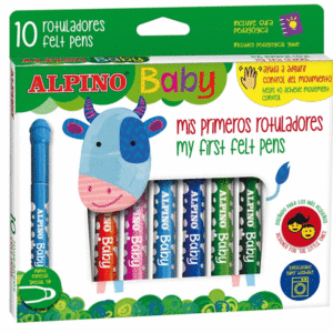 ROTULADOR ALPINO BABY CAJA 10 COLORES