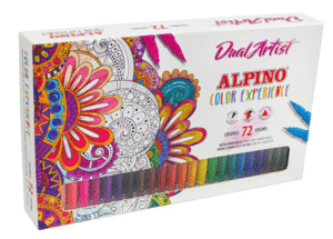 ROTULADOR DUAL ARTISTCOLOR EXPERIENCE ALPINO 72 COLORES