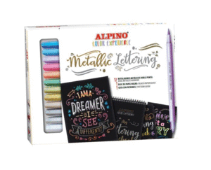 ROTULADORES ALPINO COLOR EXPERIENCE METALLIC LETTERING 12 COLORES