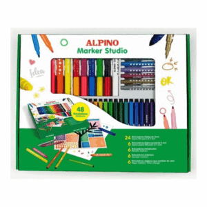 ALPINO MARKER STUDIO MULTICOLOR Y DIFERENTES FORMAS