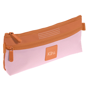 PORTATODO ESCOLAR KURU3 NARANJA 2 CREMALLERAS