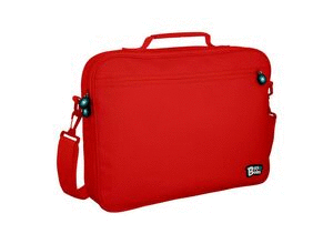 MOCHILA EXTRAESCOLAR 42*32 CM. BITS & BOTS ROJO