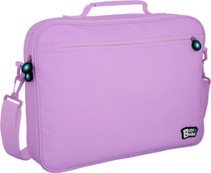 MOCHILA EXTRAESCOLAR 42*32 CM. BITS & BOTS VIOLETA