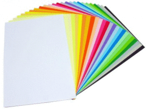 PAPEL A/4 COLOR CREMA 80 GR. PAQUETE 100 HOJAS 