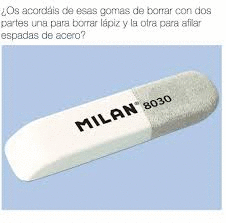 GOMA DE BORRAR MILAN 8030 LÁPIZ/BOLÍGRAFO
