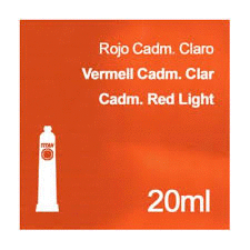 OLEO TITAN ROJO CADMIO CLARO 20 ML. Nº 20