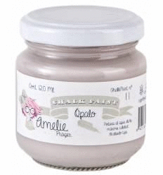 PINTURA A LA TIZA COLOR ÓPALO AMELIE 120 ML.