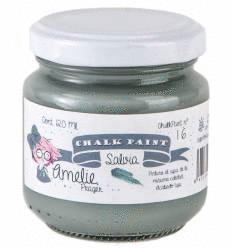 PINTURA A LA TIZA COLOR GRIS SALVIA