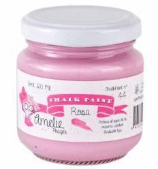 PINTURA A LA TIZA COLOR ROSA AMELIE 120 ML