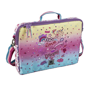 MOCHILA EXTRAESCOLAR 34*40 PEACE AND LOVE