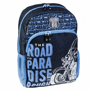 MOCHILA ESCOLAR 40 CM. ROUTE 66