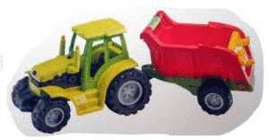 TRACTOR AGRICOLA CON REMOLQUE 70*30 + DE 3 AÑOS