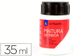 PINTURA AL AGUA LA PAJARITA SATINADA BLANCO 35 ML.