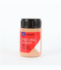 PINTURA AL AGUA LA PAJARITA SATINADA SIENA OSCURO 35 ML.