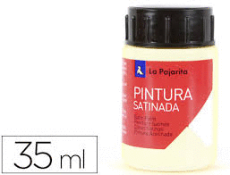 PINTURA AL AGUA LA PAJARITA SATINADA MARFI L 35 ML.