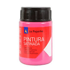 PINTURA AL AGUA LA PAJARITA SATINADA MAGENTA 35 ML.