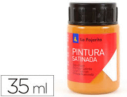 PINTURA AL AGUA LA PAJARITA SATINADA TEJA 35 ML.