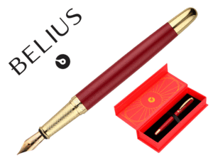 PLUMA BELIUS ART DECO COLOR ROJO