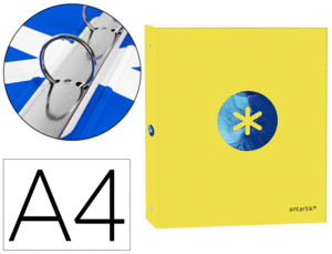 CARPETA ESCOLAR Fº 4 ANILLAS 25 MM. CON RECAMBIO 