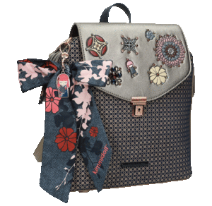 BOLSO MOCHILA KIMMIDOLL SINTÉTICO TAUPE