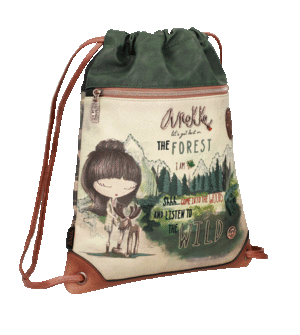 MOCHILA SAKI ANEKKE COLECCIÓN CANADA  40*30 CM.