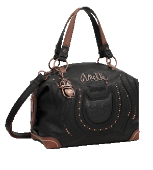 BOLSO ASA CORTA SINTÉTICO ANEKKE COLEC. CANADA 27*34 CM.