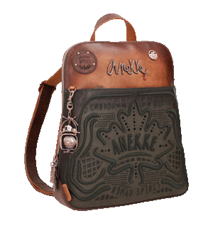 BOLSO MOCHILA SINTÉTICO ANEKKE COLEC. CANADA 35*30 CM.