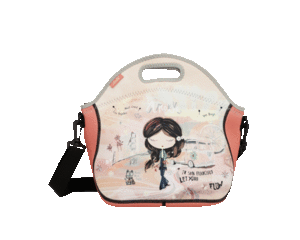 BOLSO ISOTERMICO ANEKKE COLEC. PEACE & LOVE SINTÉTICO