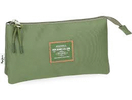 PORTATODO PEPE JEANS CROSS KAKI 22*12 CM.